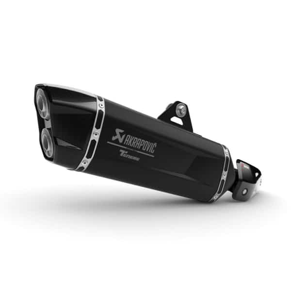 Akrapovic uitlaat zwart Yamaha Tenere 700
