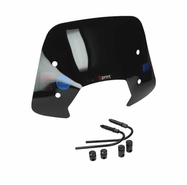 DMP windscherm zwart Vespa Sprint 37698