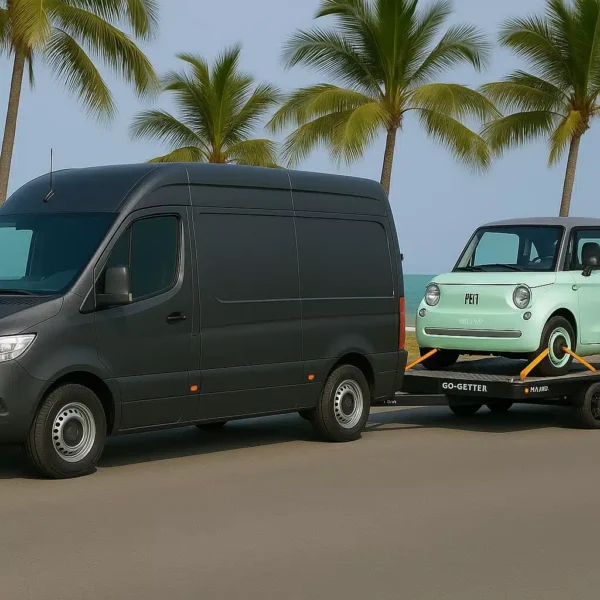Fiat Topolino transport vervoeren