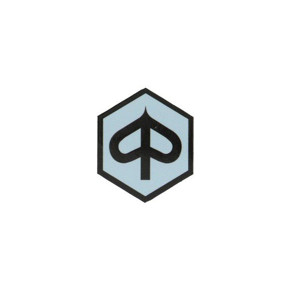 Piaggio embleem logo grijs 37037